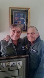 Rick Mantei with Colonel Thomas Gordon Storey