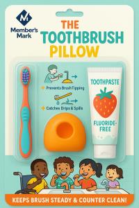 Sam's Club Member Mark white label rendering by Toothbrush Pillow