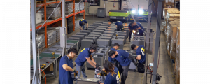BatteryEvo's team working on the latest batch of battery systems getting ready to be deployed all over the united states
