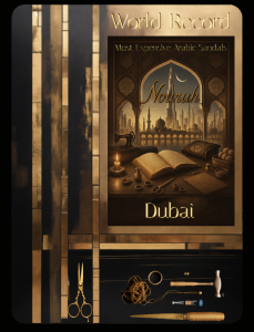 Antonio Vietri and Miriana Boccardo present Nouruh, the world’s most expensive Arabic sandals, a unique creation blending Italian craftsmanship, artistic illustration, and Dubai luxury.
