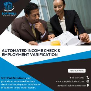 Soft Pull Solutions Income & Employment Checks