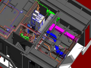 BIM Coordination of HVAC Plumbing System