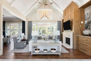 Modern home design incorporates real wood products.