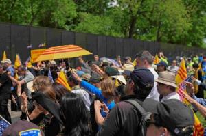 At Vietnam Veterans Memorial