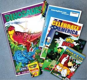 Coloring Book of the Month Club, from the worlds original Coloring Book website ColoringBook.com