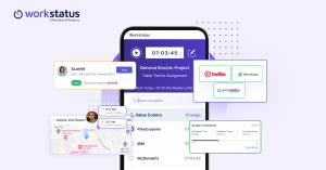 A dashboard image of Workstatus showing some new features introduced recently.
