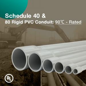 Ledes Schedule 40 PVC Conduit with 90°C Wire Rating