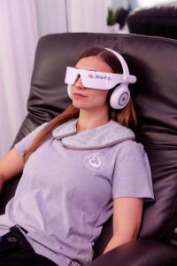 Woman getting wellness treatment