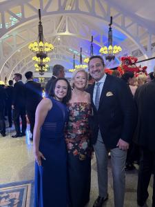The Windsor Court's Sara Gaspard and Ralph Mahana with Lindsey Ueberroth, CEO of Preferred Hotels