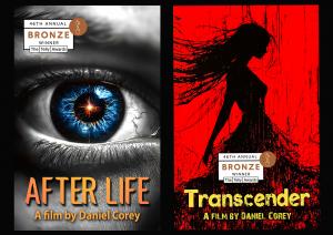 Poster for award-winning films "After Life" and "Transcender" by Daniel Corey