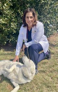 Dr. Lauren Silvesti, at her practice of in home pet euthanasia in Ashburn, VA and the surrounding areas.