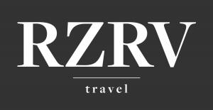 Logo for RZRV Travel, boutique travel agency based in Brooklyn, NY and Portland, OR