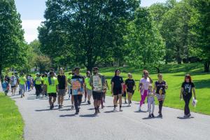 Walkers in Cedar Beach Park, Allentown, PA