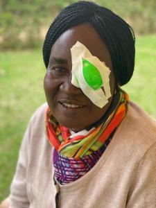 Women smiling after cataract surgery