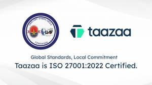 Taazaa Inc. Secures ISO 27001:2022
