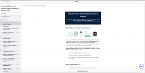 clinical research assistant training​