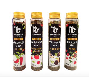 Pizza Mix, Caprese Mix, Arrabbiata Mix, and Truffle Mix : Posedon Emporium