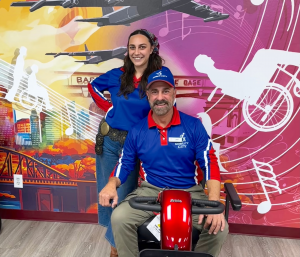 Photo of Jeff & Jordan, Dad & Daughter,  run the Mobility City of Shreveport showroom