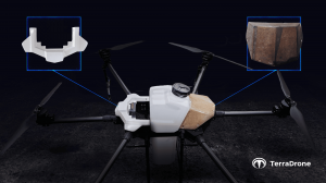 (G30 drone with biocomposite canopy covers)