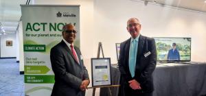 Dr. Om Dubey,  Managing Director,  CCR: Climate Change Response with Mr. Marten Tieleman, Ex CEO, City of Melville