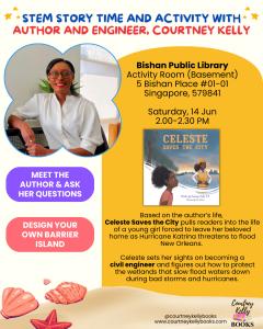 STEM Story Time and Activity at Bishan Public Library Event Flyer
