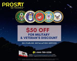 Starlink Military Veterans Discount Installation