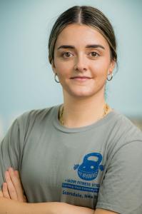 Exercise Physiologist Sara Santiso Liz focuses on fitness for older adults and clients with medical conditions.