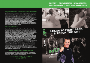 sdi7 HIIT Workout DVD Self Defense in 7 Minutes High Intensity Interval Training