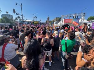 Formosan Dance Crew performed dances to Taiwanese pop songs on the Community Stage