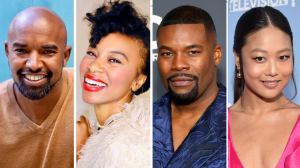 The directors and cast members are in one shot starting with David Lassiter, Sharaé Nikai, Amin Joseph and Krista Marie Yu.