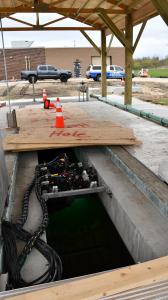 UV system for disinfection at wastewater plant