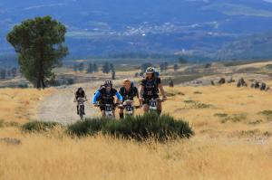 Mountain biking at Norcha in the hills of the Douro region