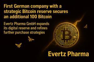 Evertz Pharma GmbH: First German Company with Strategic Bitcoin Reserve, Acquires Additional 100 BTC