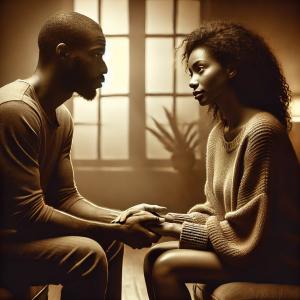 Couple at Let It Out retreat