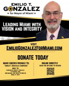 Army Colonel Emilio Gonzalez Runs Campaign for City of Miami Mayor November 2025