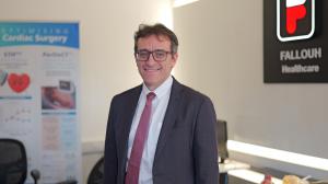 Dr Hazem Fallouh, in Fallouh Healthcare's offices at Birmingham Research Park, UK