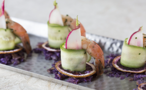 La Dolce Vita Catering Food with shrimp