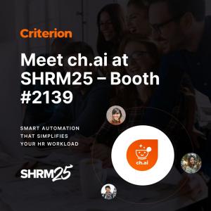 Criterion HCM at SHRM 25 ch.ai