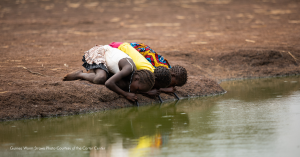 Guinea Worm Straw Photo Courtesy of the Carter Center