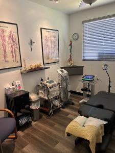 Back in Line OC Chiropractic care has an array of equipment to heal what hurts, in addition to chiropractic care, nutrition services, and more for total body health