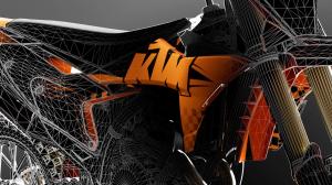This 3D rendering of the 2024-2025 KTM SX series showcases the platform’s precision technology, empowering riders to design hyper-realistic graphics with ease.