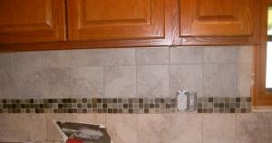 Splash cover kitchen tile installation