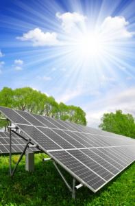 Solar Panels Waiting for Recycling
