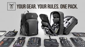 Hero image displaying VAULT3 surrounded by its modular components: removable boards, camera cube, and accessory kits.