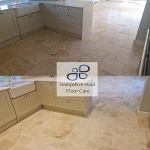 Travertine Floor Restoration Winchester