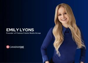 Entrepreneur Of The Year, Emily Lyons