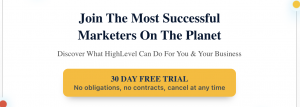 GoHighLevel 30-Day Free Trial Begins