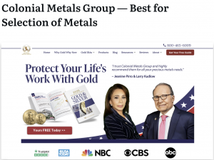 Colonial Metals for silver IRAs