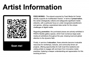  FEED Media Art Center, in partnership with Erie Art Company, is thrilled to announce the selection of acclaimed artists for its highly anticipated OPENFEED 2025 Summer Residency. This initiative provides exhibition opportunities and a unique residency pr