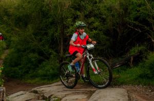 A young participant is giving it a go in Sprint Series Adventure Race
